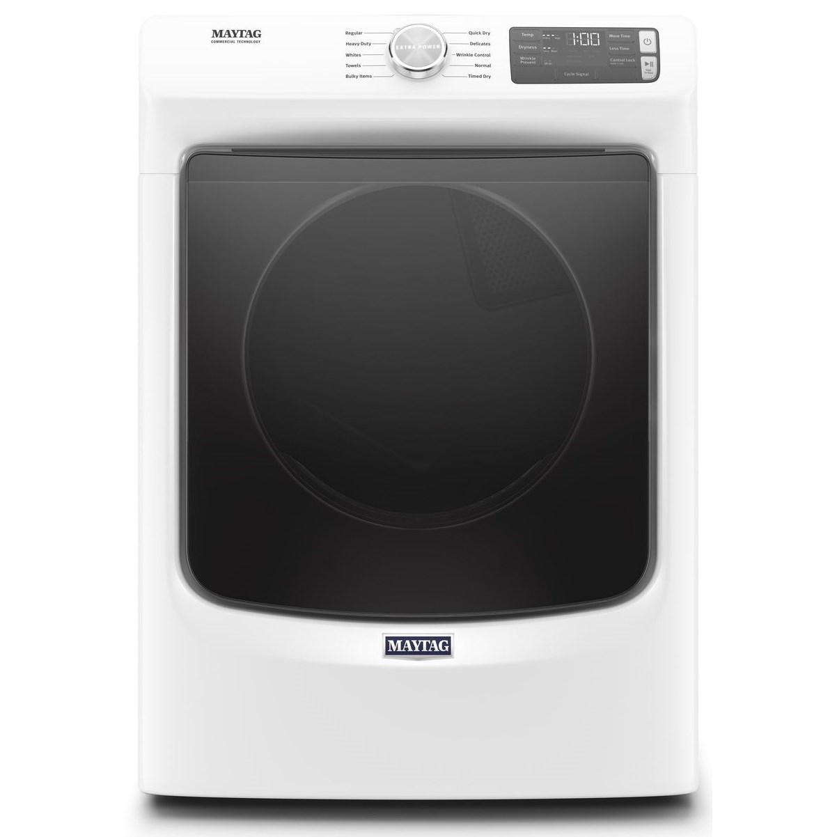 Maytag MED5630HW 7.3 cu. ft. Front Load Electric Dryer with Extra Power and Quick Dry cycle